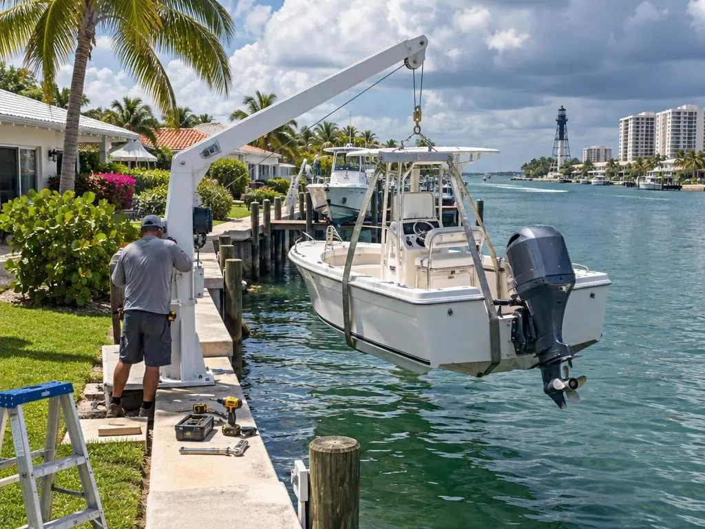 Boat Davits in Pompano Beach, FL