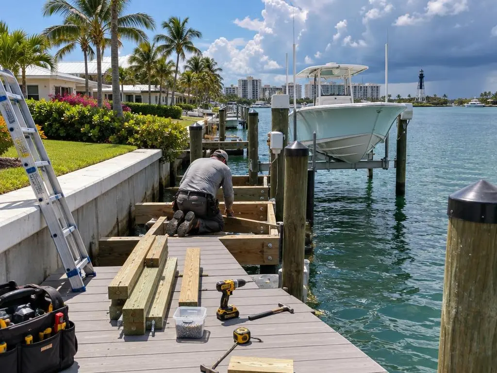 Dock Repair in Pompano Beach, FL