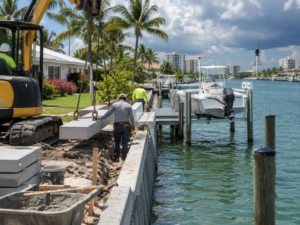 Seawalls in Pompano Beach, FL